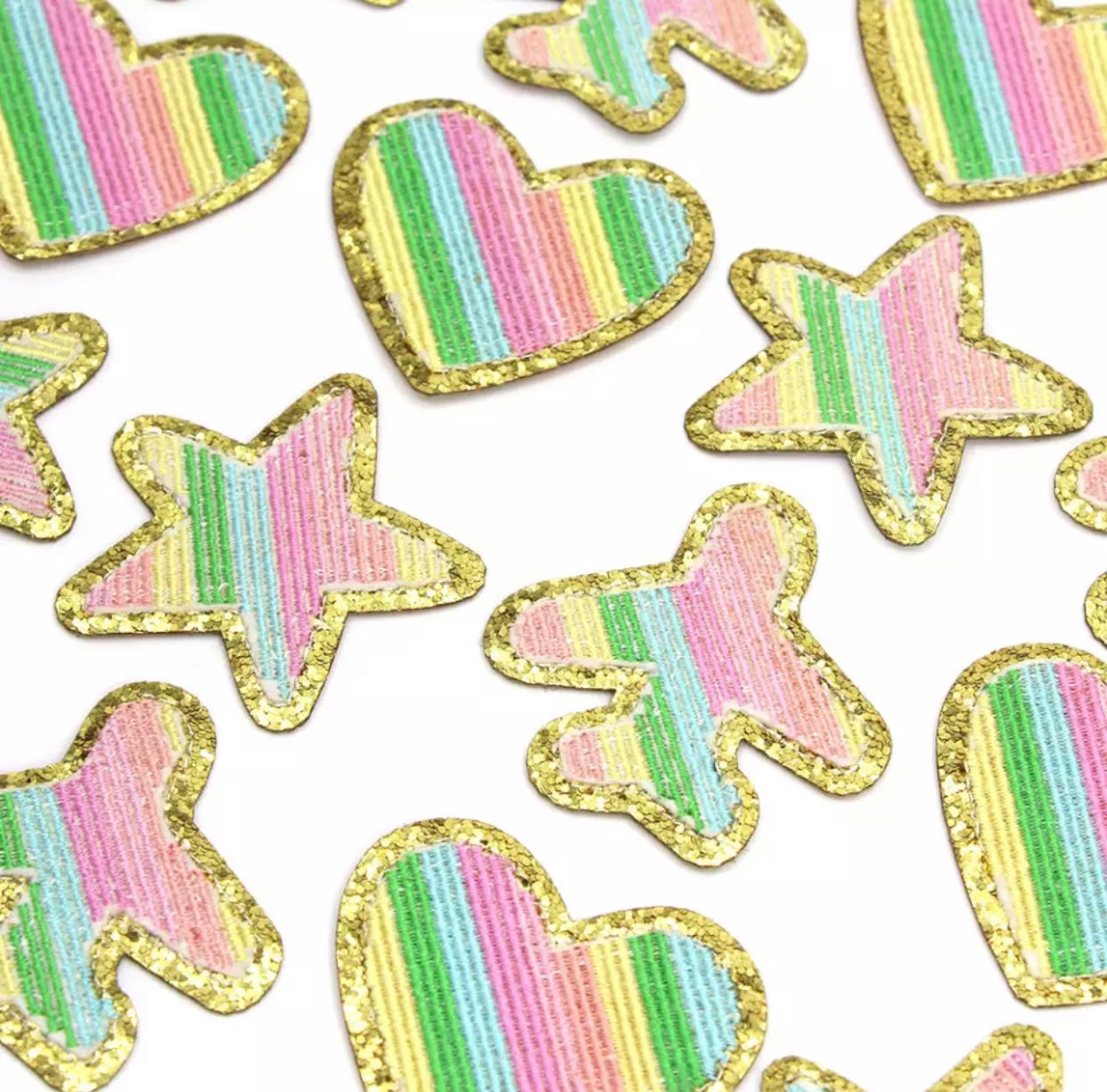 Rainbow Stripe Patches