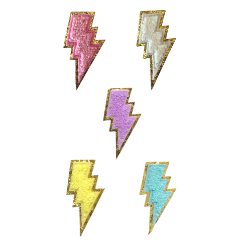 Lightening Bolt Patches